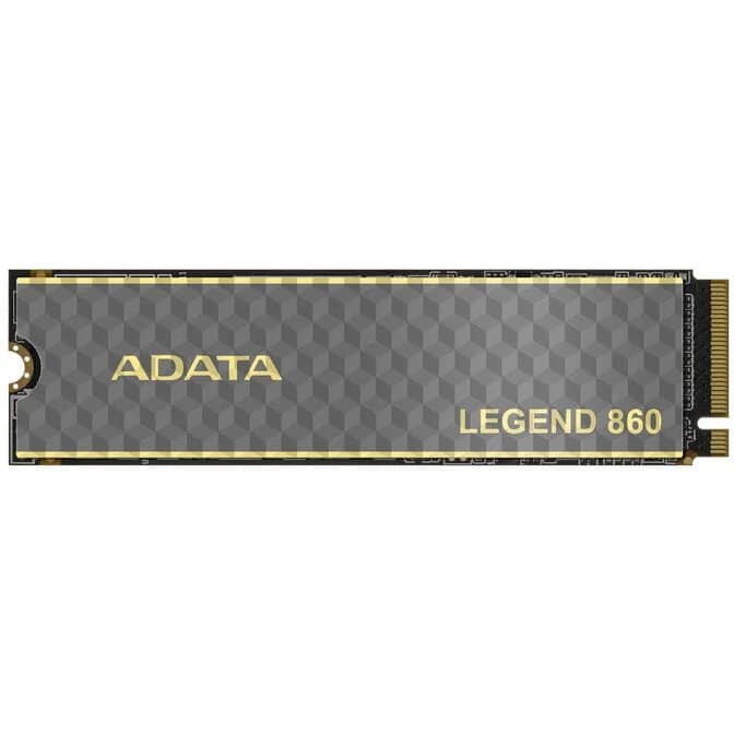 ADATA LEGEND 860 M.2 1TB Gen 4 PS5 NVMe SSD - 6000MB/s Read, 4000MB/s Write - SLEG-860-1000GCS