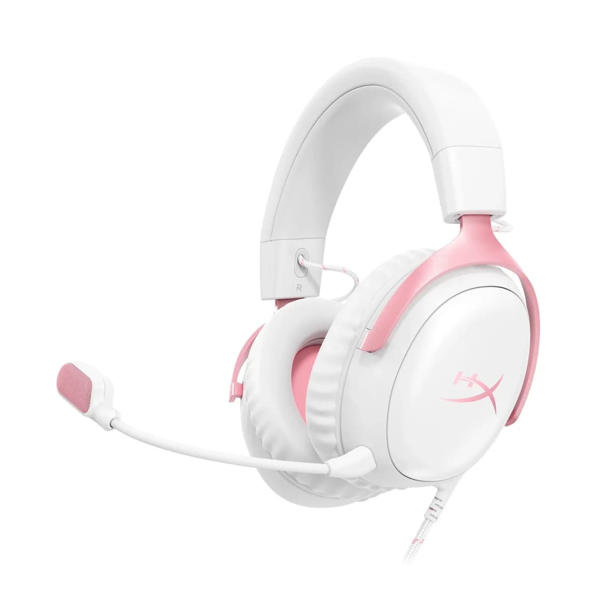 HyperX Cloud III Gaming Headset - White / Pink